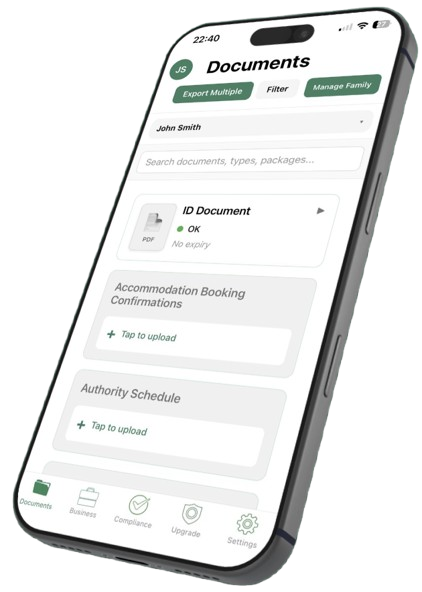 Ringbind app home experience